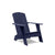 Adirondack Curved Chair lounge chairs Loll Designs Navy Blue None 