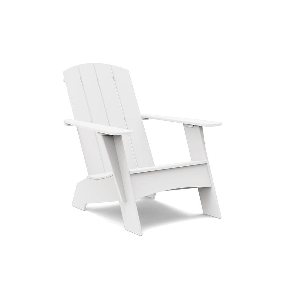 Adirondack Curved Chair lounge chairs Loll Designs Cloud White None 