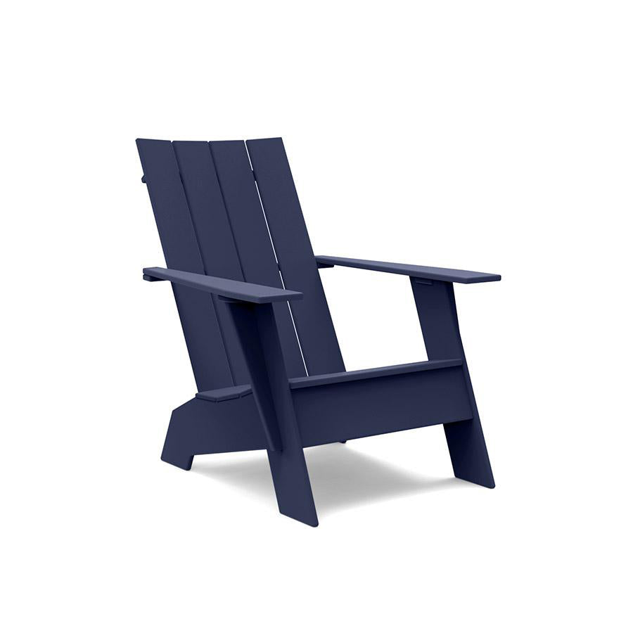 Adirondack Flat Chair lounge chairs Loll Designs Navy Blue 