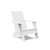 Adirondack Flat Chair lounge chairs Loll Designs Cloud White 