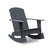 Adirondack Rocking Chair Curved rocking chairs Loll Designs Charcoal Grey None 