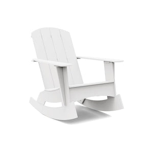 Adirondack Rocking Chair Curved rocking chairs Loll Designs Cloud White None 