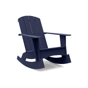 Adirondack Rocking Chair Curved rocking chairs Loll Designs Navy Blue None 
