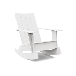 Adirondack Rocking Chair Flat rocking chairs Loll Designs Cloud White None 