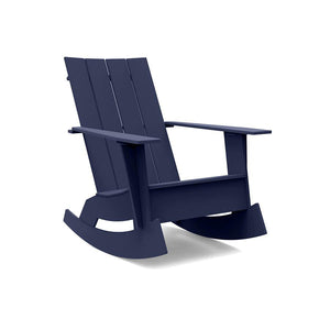 Adirondack Rocking Chair Flat rocking chairs Loll Designs Navy Blue None 