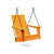 Adirondack Swing lounge chairs Loll Designs Sunset Orange 