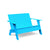 Adirondack Tall Bench Benches Loll Designs Sky Blue 