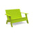 Adirondack Tall Bench Benches Loll Designs Leaf Green 