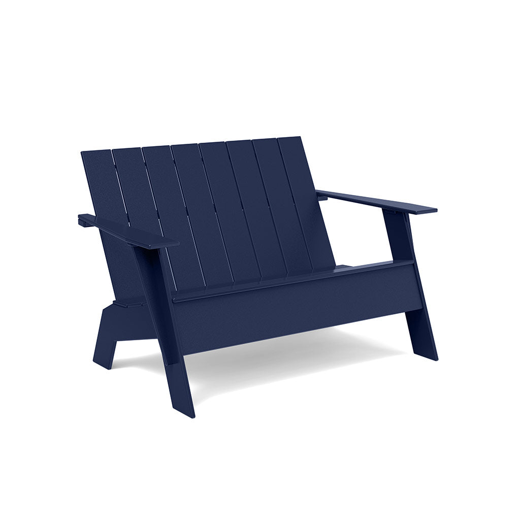 Adirondack Tall Bench Benches Loll Designs Navy Blue 