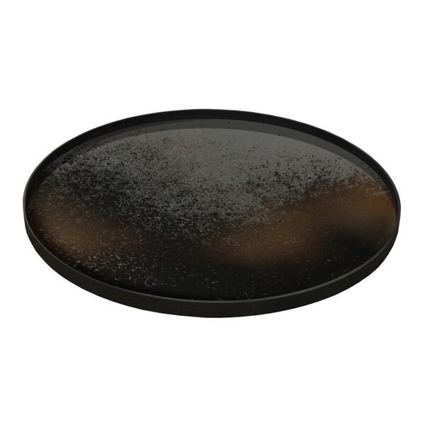 Bronze Mirror Tray Tray Ethnicraft Round - Extra Large 