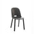 Alfi High Back Chair With Aluminum Base Side/Dining Emeco Black Powder Coated Dark Grey 