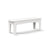 Alfresco Bench Benches Loll Designs Medium: 47" Width Cloud White 