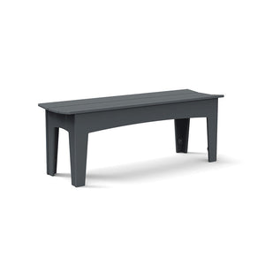 Alfresco Bench Benches Loll Designs Medium: 47" Width Charcoal Grey 