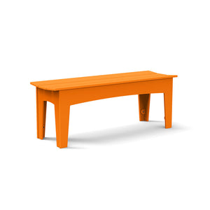 Alfresco Bench Benches Loll Designs Medium: 47" Width Sunset Orange 