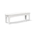 Alfresco Bench Benches Loll Designs Large: 58" Width Cloud White 