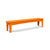 Alfresco Bench Benches Loll Designs XXLarge: 81" Width Sunset Orange 