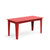 Alfresco Dining Table Dining Tables Loll Designs 62 inch Width Apple Red 