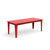 Alfresco Dining Table Dining Tables Loll Designs 82 inch Width Apple Red 