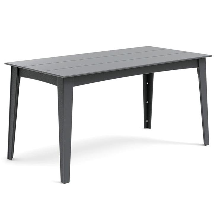 Alfresco Rectangular Bar &amp; Counter Table Dining Tables Loll Designs Counter Height Charcoal Grey 