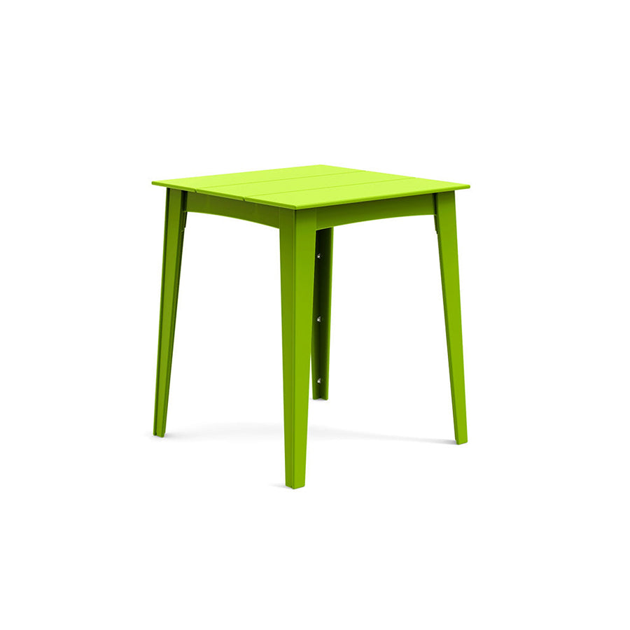 Alfresco Square Bar & Counter Table Dining Tables Loll Designs Bar Height Leaf Green 