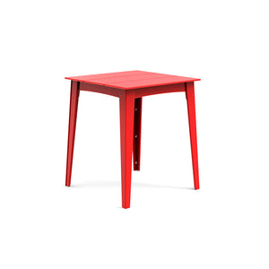 Alfresco Square Bar & Counter Table Dining Tables Loll Designs Bar Height Apple Red 
