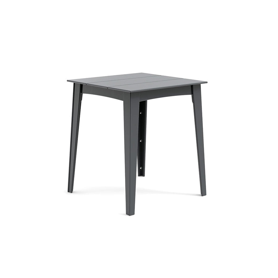 Alfresco Square Bar &amp; Counter Table Dining Tables Loll Designs Bar Height Charcoal Grey 