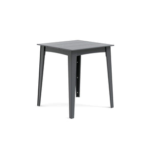 Alfresco Square Bar & Counter Table Dining Tables Loll Designs Bar Height Charcoal Grey 