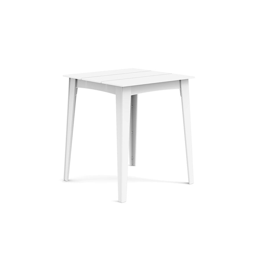 Alfresco Square Bar &amp; Counter Table Dining Tables Loll Designs Bar Height Cloud White 