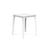 Alfresco Square Bar & Counter Table Dining Tables Loll Designs Bar Height Cloud White 