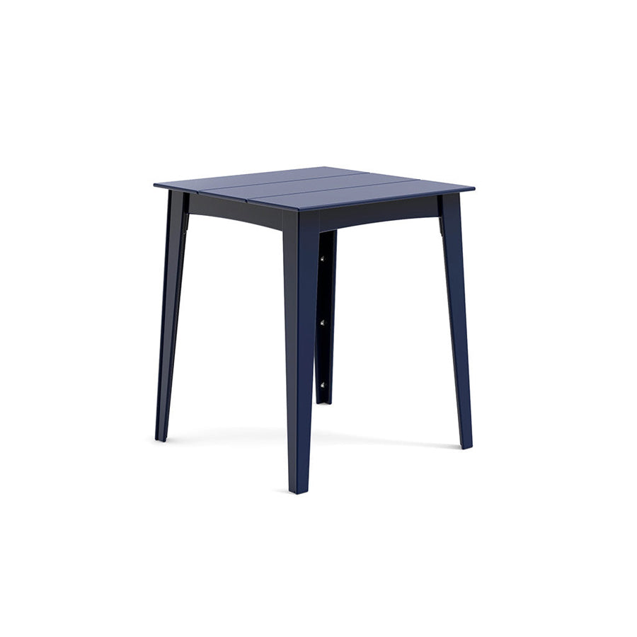 Alfresco Square Bar &amp; Counter Table Dining Tables Loll Designs Bar Height Navy Blue 
