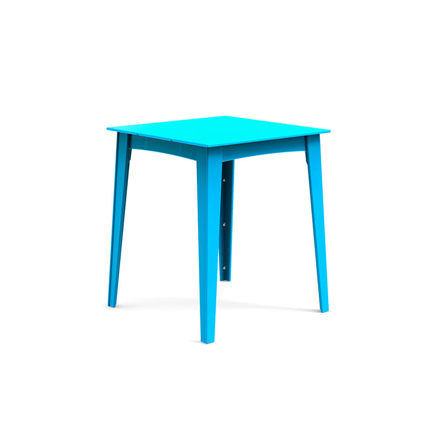 Alfresco Square Bar &amp; Counter Table Dining Tables Loll Designs Bar Height Sky Blue 