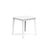 Alfresco Square Bar & Counter Table Dining Tables Loll Designs Counter Height Cloud White 