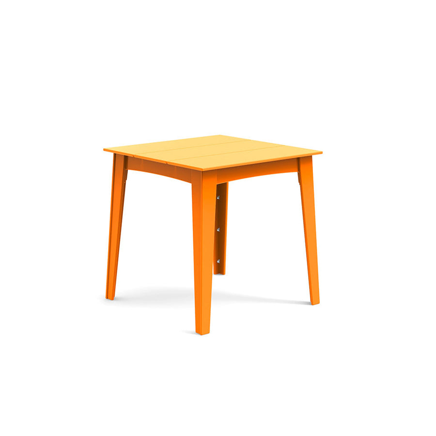 Alfresco Square Bar &amp; Counter Table Dining Tables Loll Designs Counter Height Sunset Orange 
