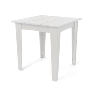 Alfresco Square Table Dining Tables Loll Designs 30 inch Width Cloud White 