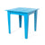 Alfresco Square Table Dining Tables Loll Designs 30 inch Width Sky Blue 