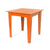 Alfresco Square Table Dining Tables Loll Designs 30 inch Width Sunset Orange 