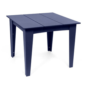 Alfresco Square Table Dining Tables Loll Designs 36 inch Width Navy Blue 