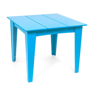 Alfresco Square Table Dining Tables Loll Designs 36 inch Width Sky Blue 
