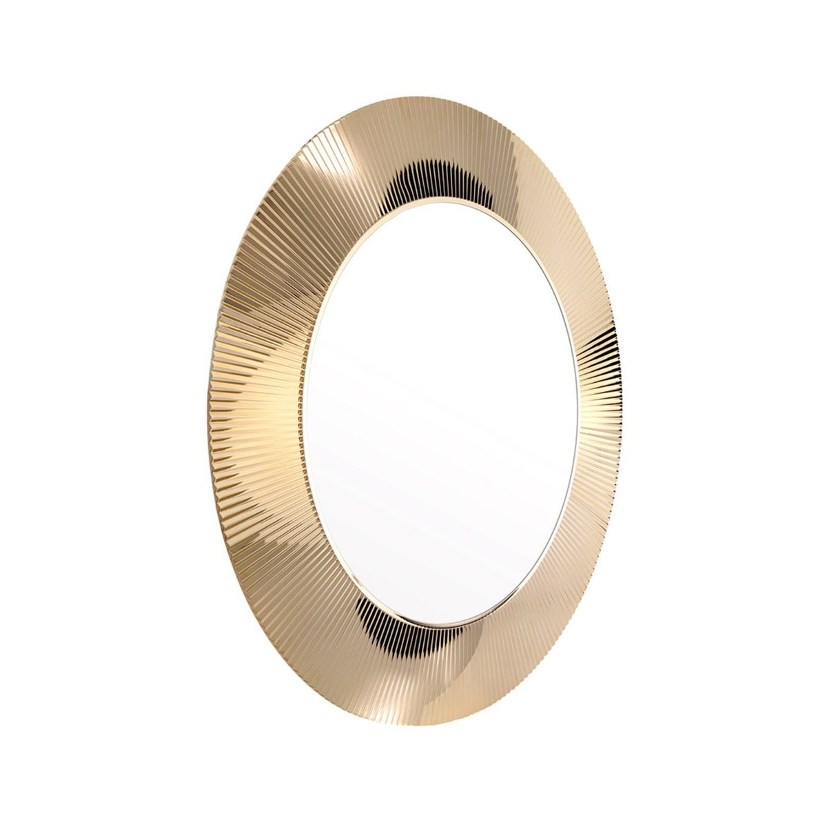 All Saints Metallic Mirror mirror Kartell Galvanized 24K Gold Leaf +$1930.00 