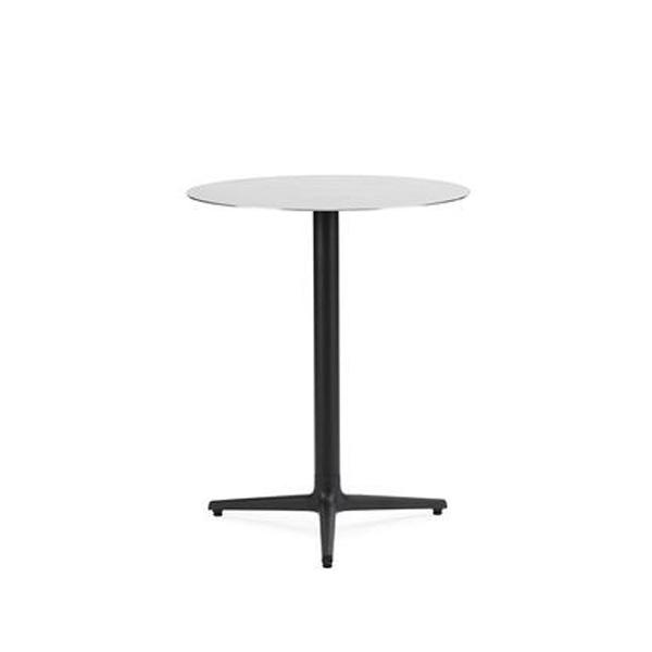 Allez Table 3 Leg Tables Normann Copenhagen Round Brushed Stainless Steel 