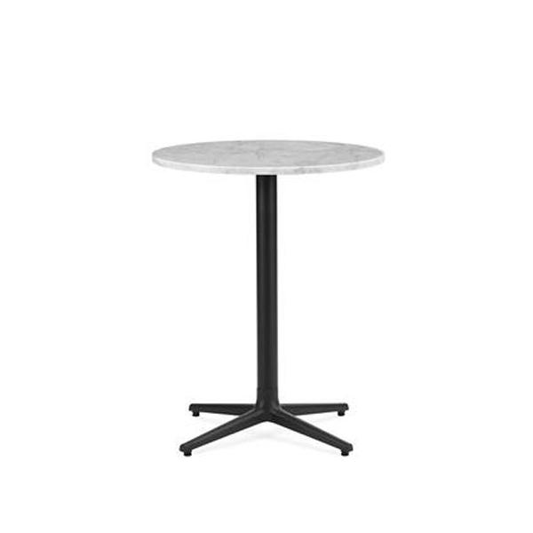 Allez Table 4 Leg Tables Normann Copenhagen Round 60cm Marble - White Carrara 