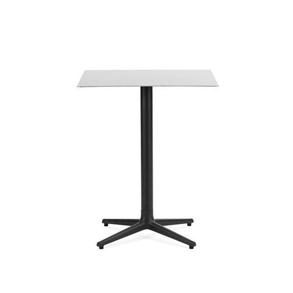 Allez Table 4 Leg Tables Normann Copenhagen Square 60cm Brushed Stainless Steel 