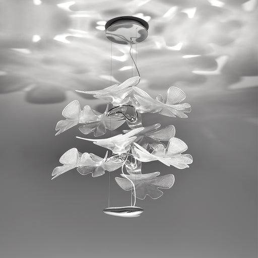 Chlorophilia LED Suspension suspension lamps Artemide 2 Tier Polished Aluminum 
