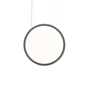 Discovery Vertical Suspension Pendant Lights Artemide 70 Transparent (Diffuser)Polished Aluminum (Rim) Dimmable 0-10V