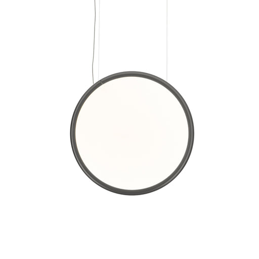 Discovery Vertical Suspension Pendant Lights Artemide 70 Transparent (Diffuser)Polished Aluminum (Rim) Dimmable 0-10V