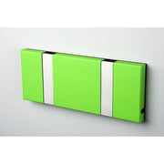 Knax Horizontal Colored Coat Hook Coat Hooks Loca 2 hooks Aluminum Green lime
