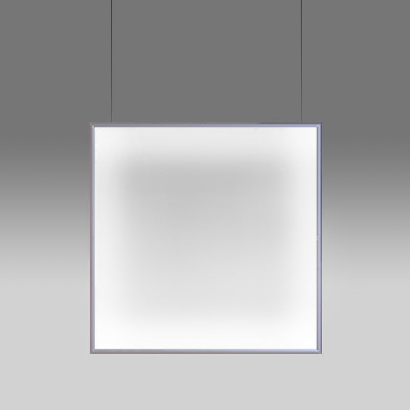 Discovery Space Suspension Lamp suspension lamps Artemide Square Aluminum 