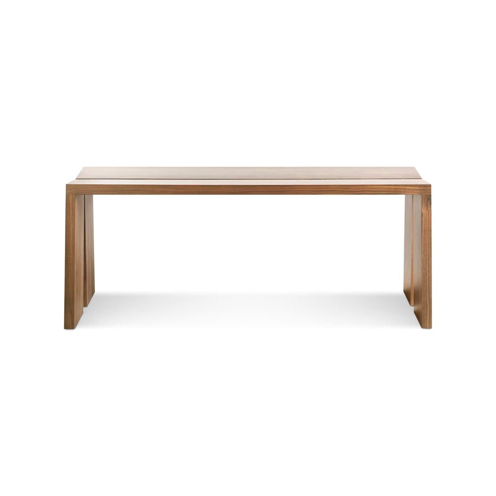 Amicable Split Bench Benches BluDot 45" Walnut + $100.00 