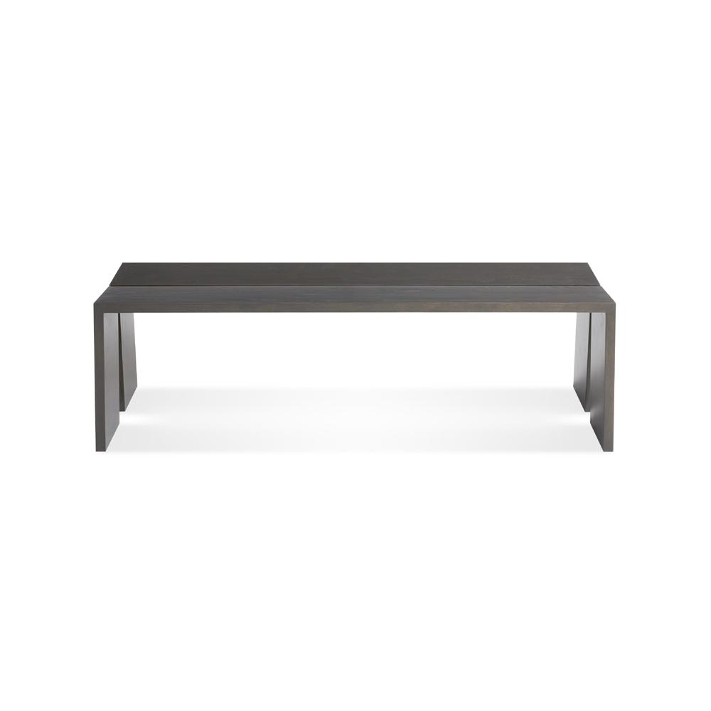 Amicable Split Bench Benches BluDot 60" Smoke 