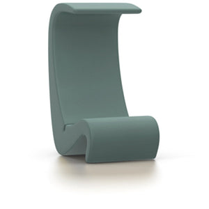 Amoebe Highback Chair lounge chair Vitra Volo - Green-grey 